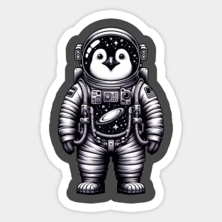 Spacesuit penguin Sticker